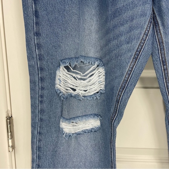 Vigoss Billie 90’s High Rise Distressed Ripped Denim Jeans size31 - Picture 5 of 17